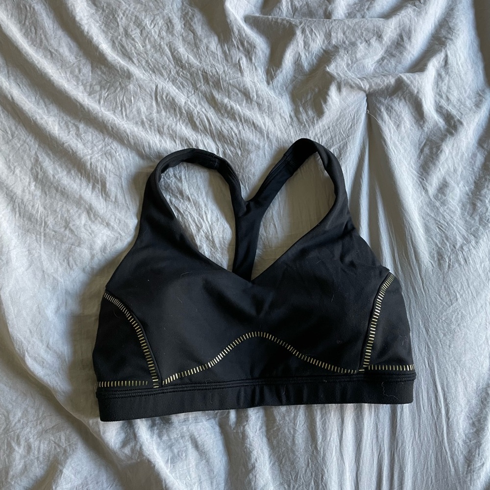 Lululemon Arise Bra- Gold edition
